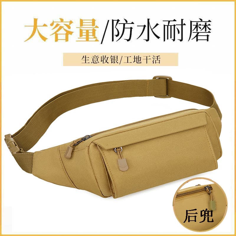 Bolsa de cintura para celular masculina, bolsa multifuncional de grande capacidade para uso no local de trabalho, à prov
