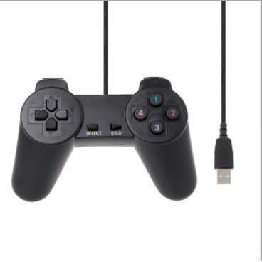 Em estoque: Controlador de jogos USB 701 adequado para PC, com conexão USB com fio, comprimento do cabo 1,5m.