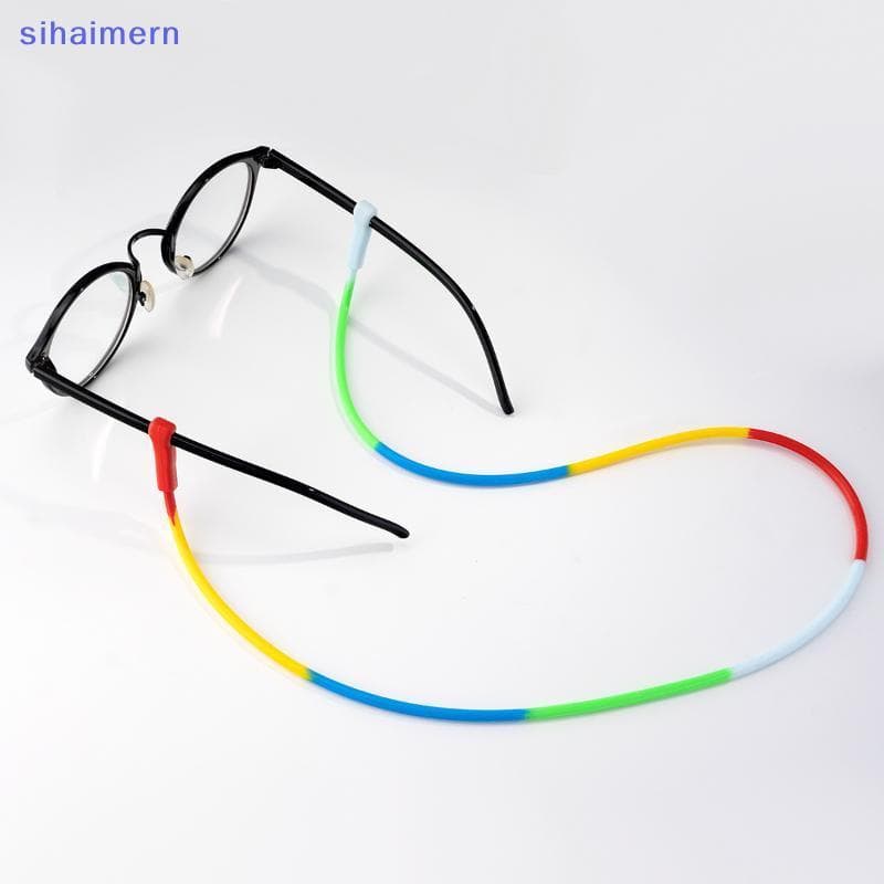 sihaimern Silicone Óculos Cinta Masculino Feminino À Prova Dwaterproof Água De Sol Acessório Corrente Esportes Cordas Ca