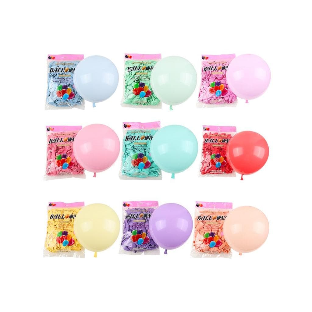 33cm boa Era macaron balão redondo 17cm macaron balão engrossado fosco decoração 100 pçs pacote