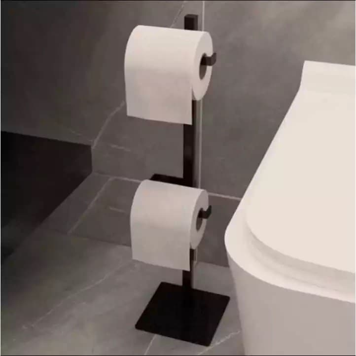 Porta Papel Higiênico De Chão 2 Rolos