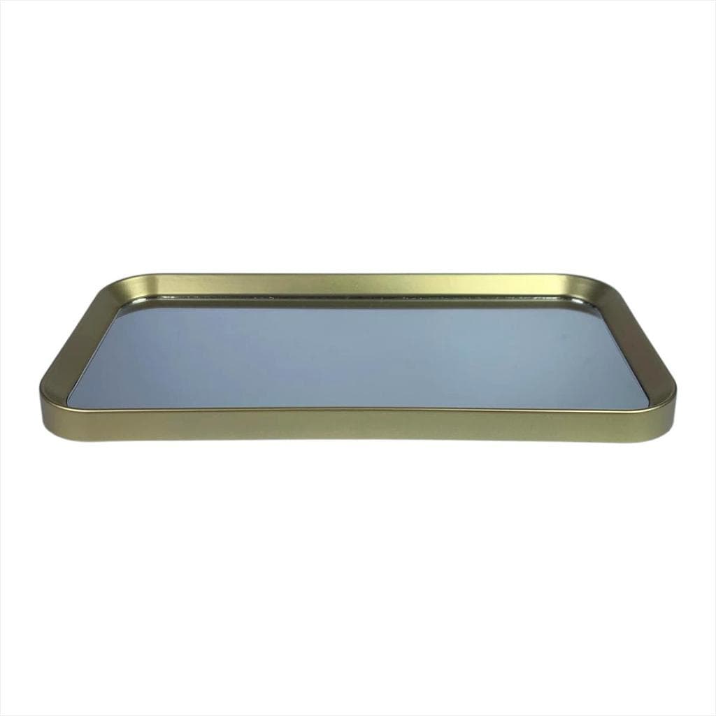 Bandeja Decorativa Espelhada Cantinho Café Buffet Cantos Arredondados Bebidas