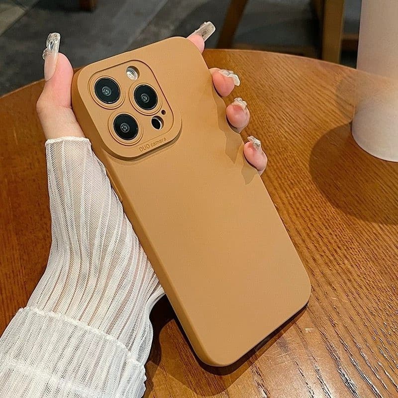 Capa De Silicone Fosco Para Samsung Galaxy A57 A37 A27 A17 A07 A50 M17 F17 M07 F07 M17E F70E 5G 4G Simples Business Lent