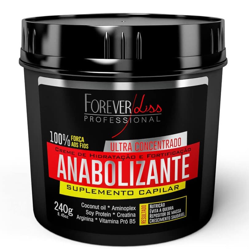 Máscara Anabolizante Capilar 240g Forever Liss Nutrição