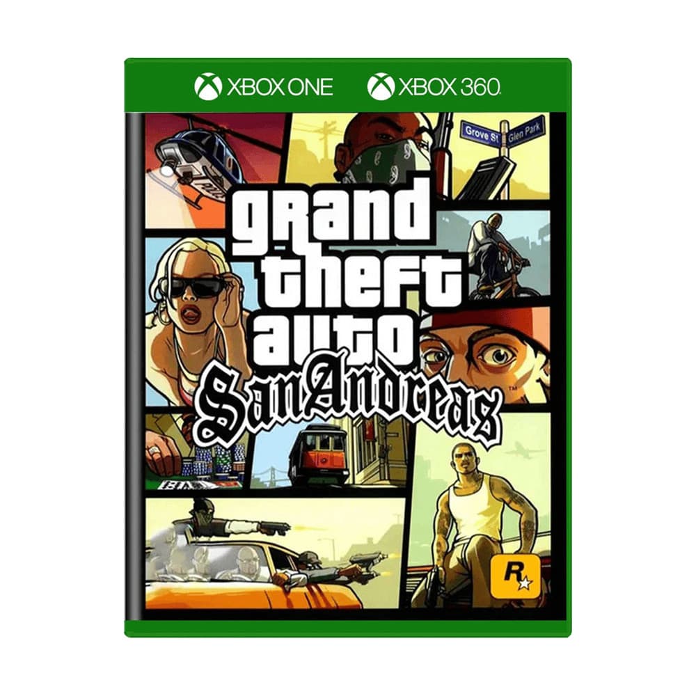 Jogo GTA San Andreas Xbox One e 360 Físico Original Lacrado