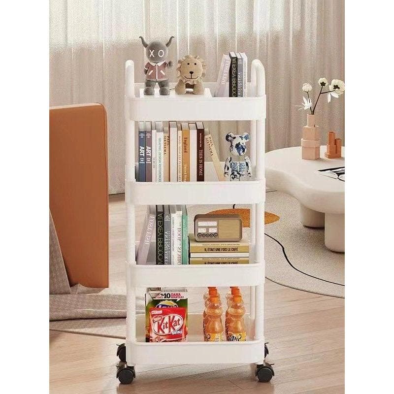 Cozinha multifuncional prateleira móvel carrinho piso Multi-camada rack de armazenamento estante lanches frutas vegetais