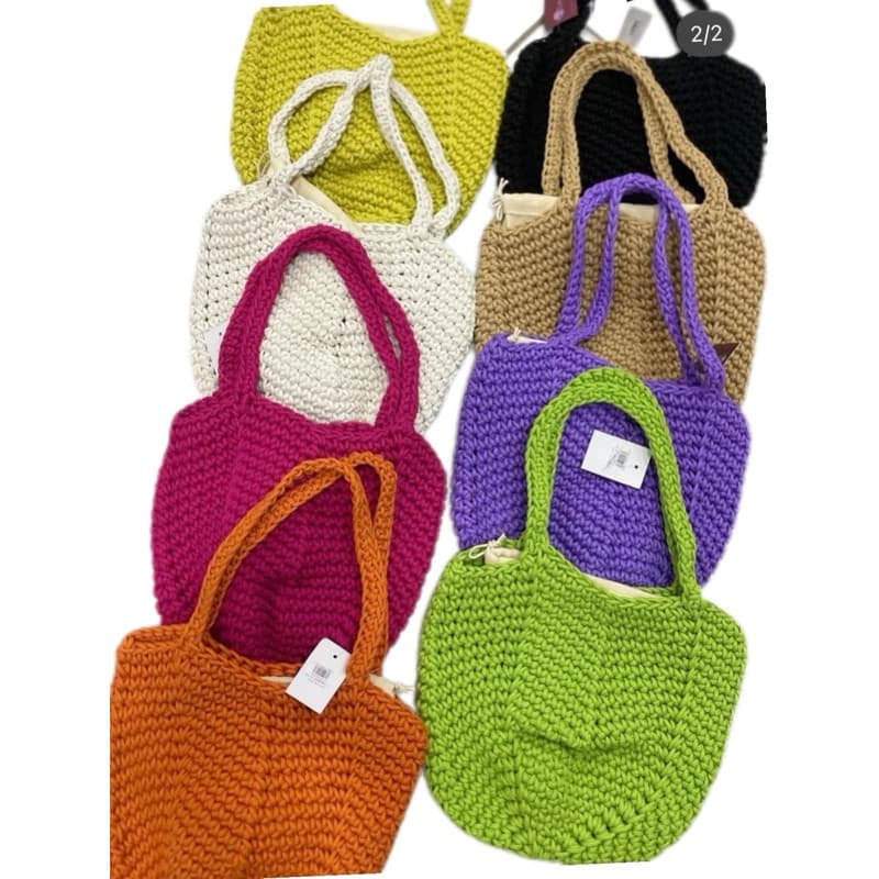Bolsa Saquinho Macramê