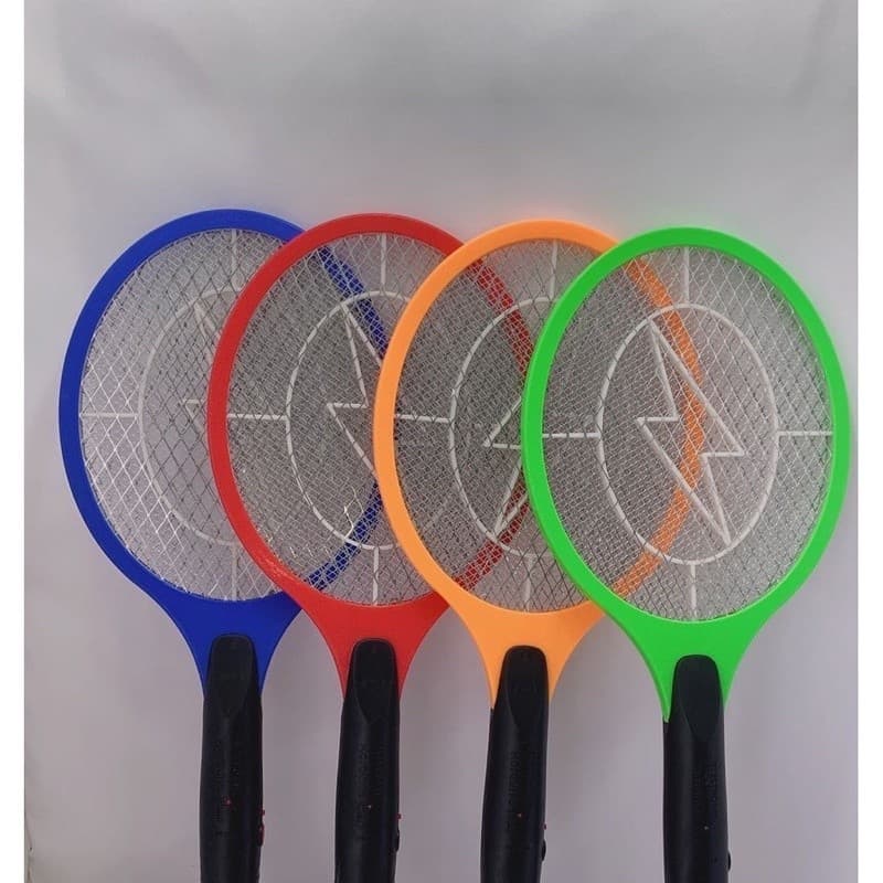 Raquete Elétrica Mata Insetos Mosquito Recarregável Bivolt | 4 Cores Disponíveis