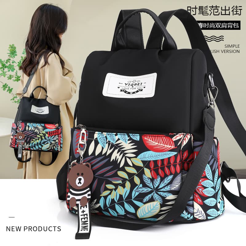 Estilo celebridade grande capacidade mochila feminina mochila de viagem moda tendência Casual multifuncional leve saco a