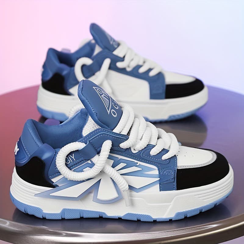 Tênis Masculinos de Solado Grosso, Tênis Esportivos Casuais, Tênis Estilo "Dad Shoes" 5416
