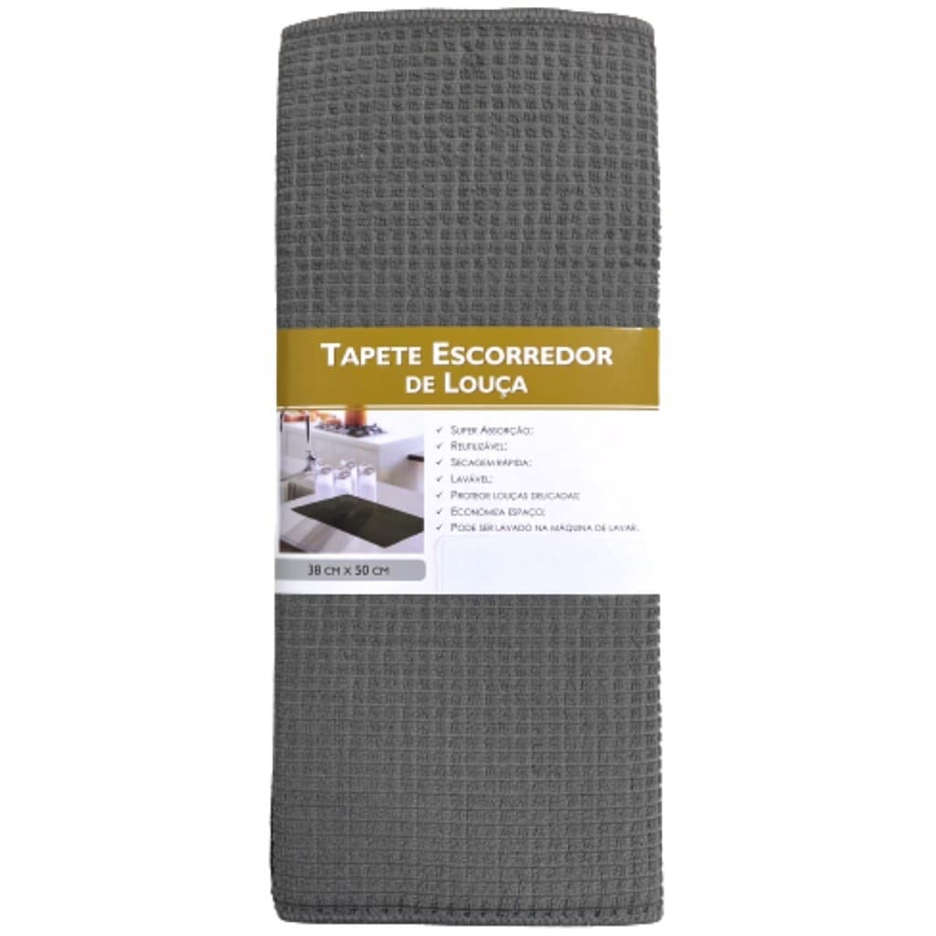 Tapete Escorredor De Louça Microfibra Cozinha