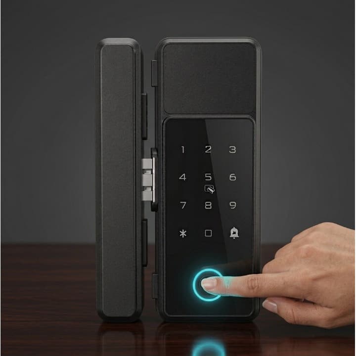 Fechadura Digital com Biometria e Senha Sistema de Segurança Moderno Baoshi