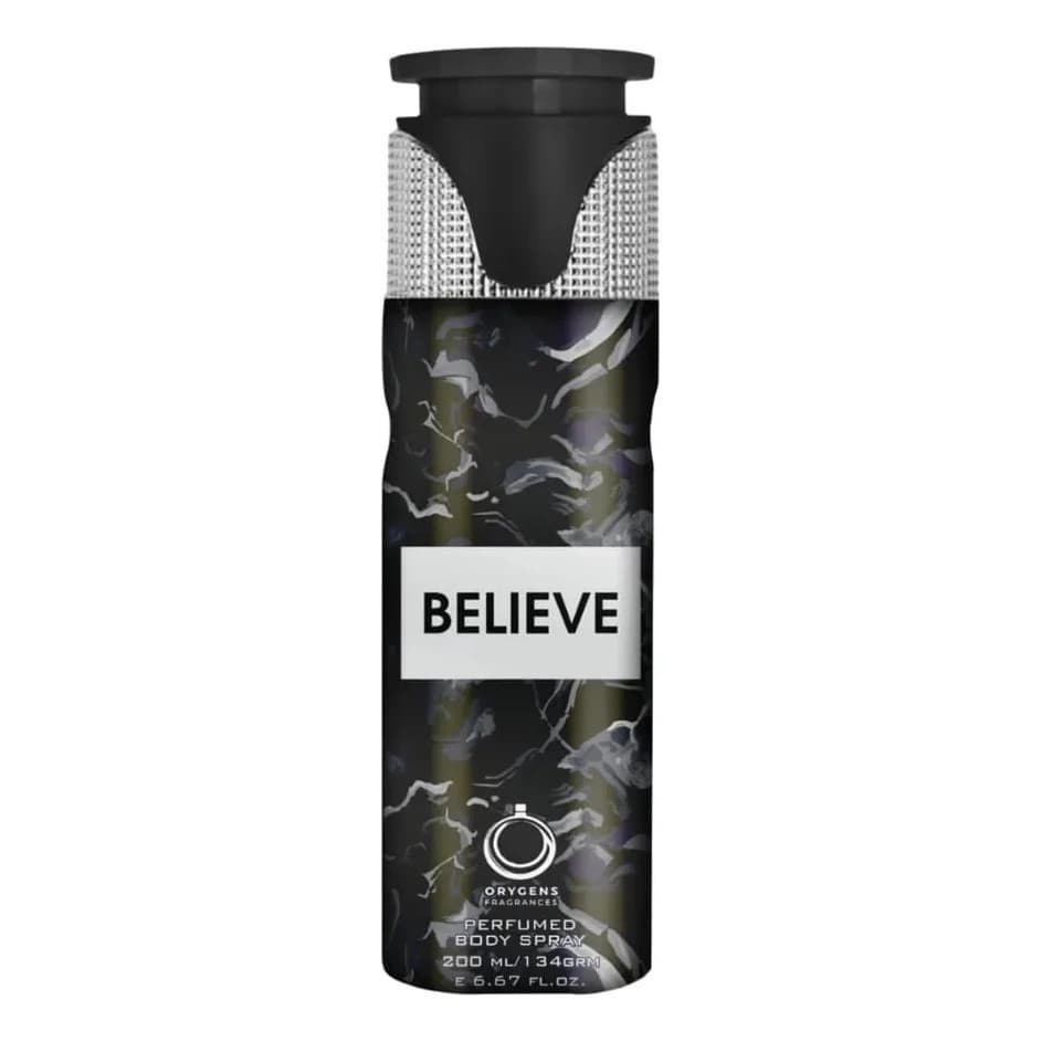 Body Spray Àrabe Believe Orygens 200 Ml