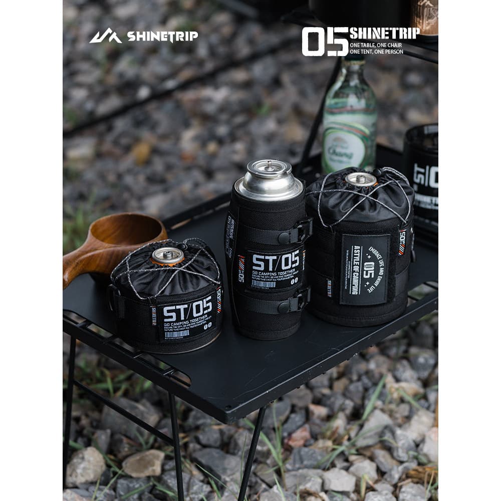 Mountain Fun Tactical Tampa do tanque de gás Bolsa de armazenamento do tanque de gás Capa protetora para acampamento ao