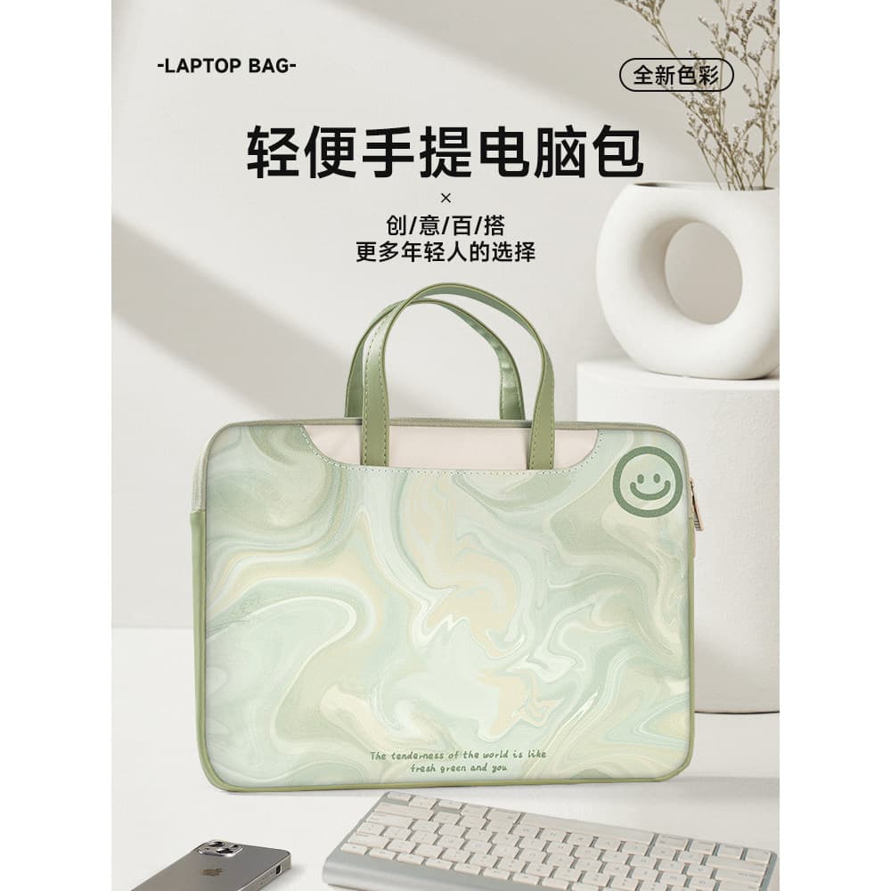 Bolsa simples para Laptop feminina adequada para Apple macbookpro13 Capa protetora portátil 53 cm Huawei matebook14 Bols