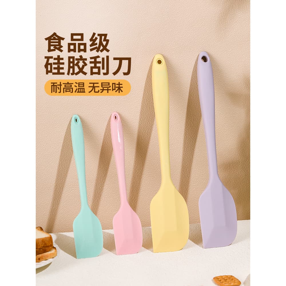 Espátula de Silicone integrada espátula grande espátula resistente a altas temperaturas grau alimentício bolo creme espá