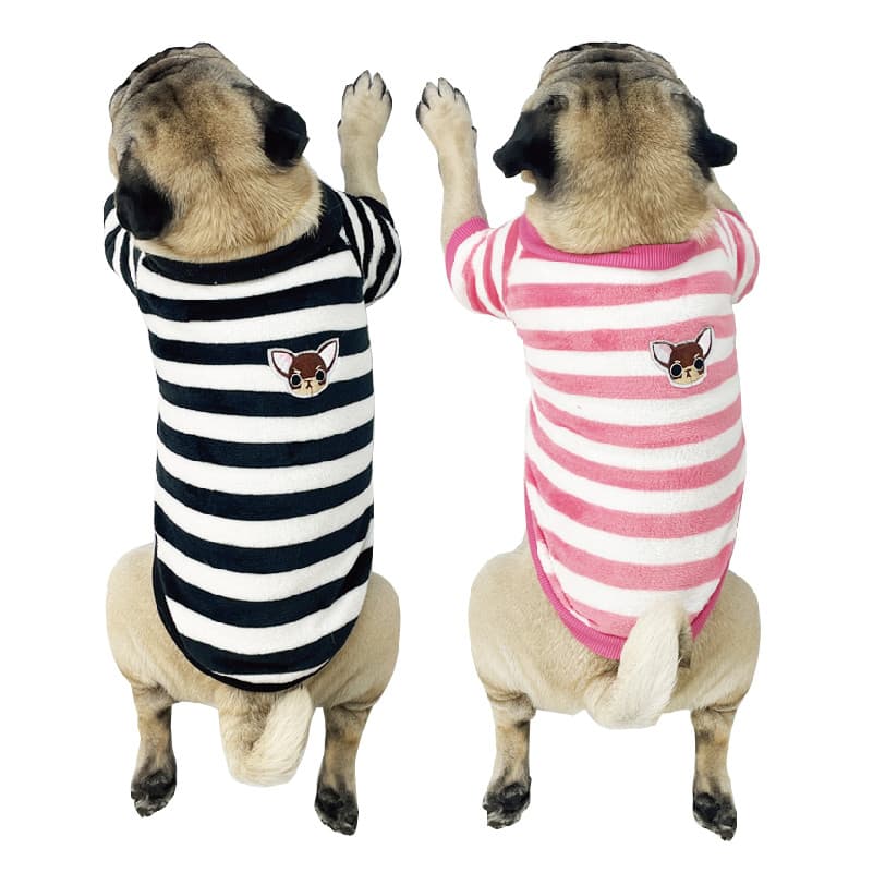 Pug luta francesa mais veludo espessamento roupas para animais de estimação cão gordo Bulldog roupas cão roupas de inver