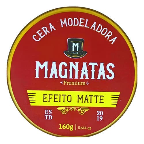 Pomada Para Cabelo Modeladora Cera Infinity 160g Look'shair 1 Pomada Magnatas Efeito Matte Cera Modelar