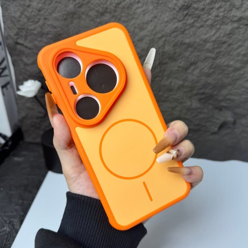 Capa Protetora Magnética de Luxo para Câmera de Telefone para Huawei Pura70 Pura 80 Pro Plus P70 P80 Pro＋Mate 60 70 80 P