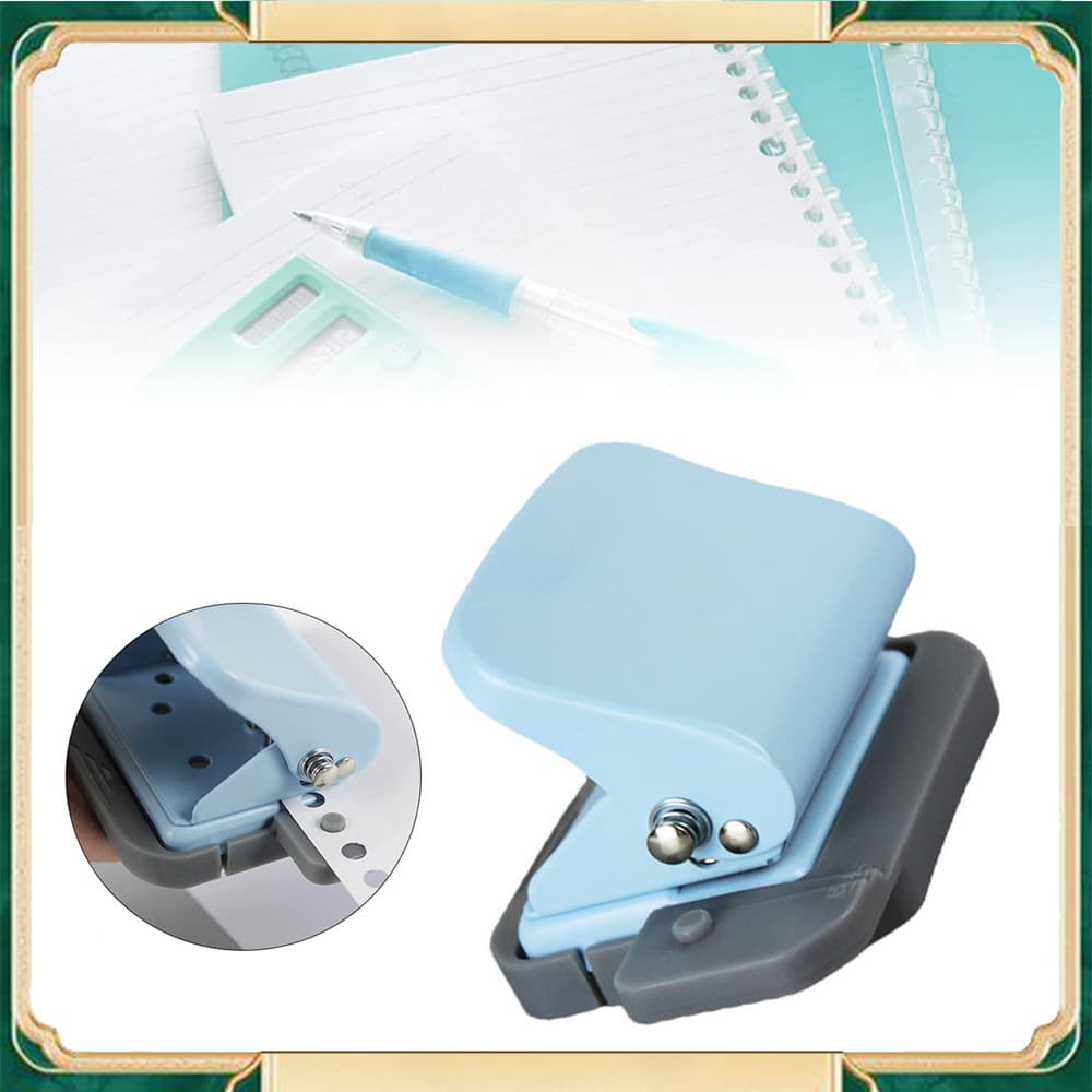 Perfurador azul de 6 furos para papel solto Perfurador de papel Perfurador para papel solto