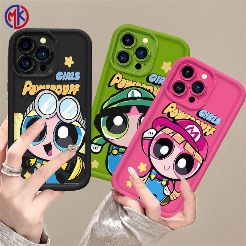 Capa Para Samsung A17 A07 A56 A36 A55 A54 A16 A15 A14 A05S A51 A52 A34 A35 A32 A13 SoftCase Suspensórios Meninas Superpo