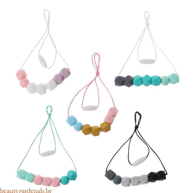 Beautygardenab Forte Ferramenta de Mastigação de Silicone Pingente Brinquedo de Mastigar Adequado para Meninos e Menin
