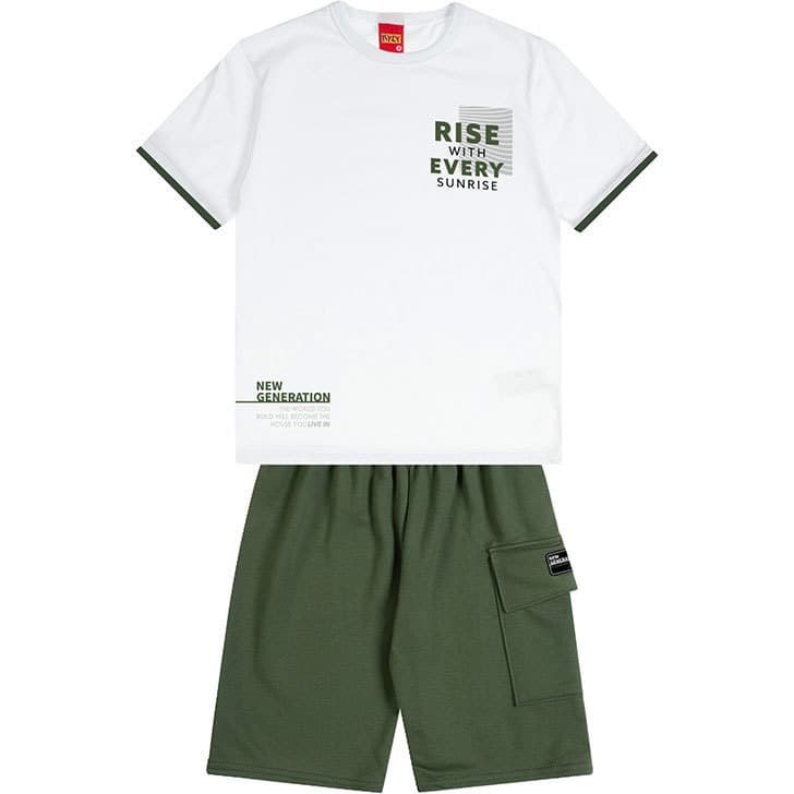 Conjunto Kyly Masculino - Lettering Rise Every