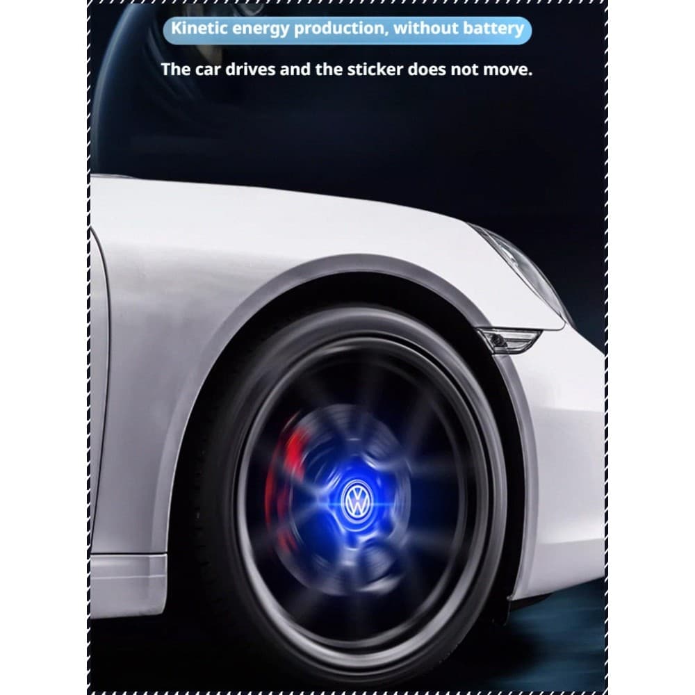 Luzes de levitação magnética para calotas de carro (conjunto completo)