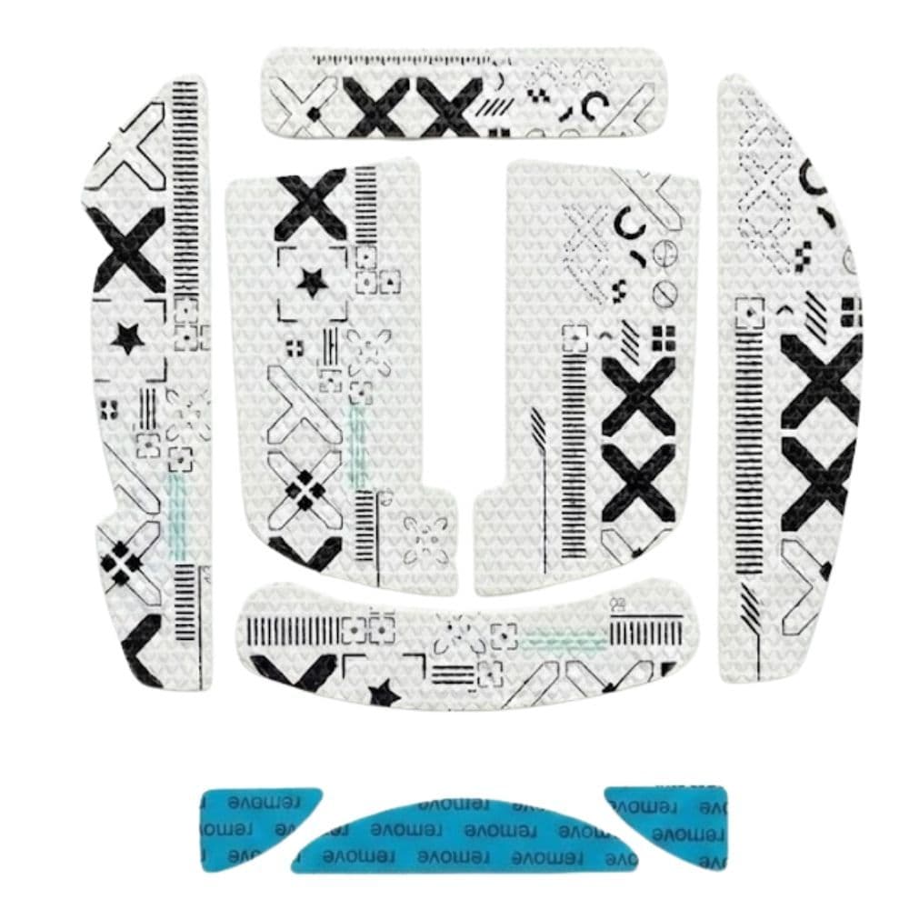 Adesivo Antiderrapante p/ Mouse Attack Shark X6 Branco + Feet