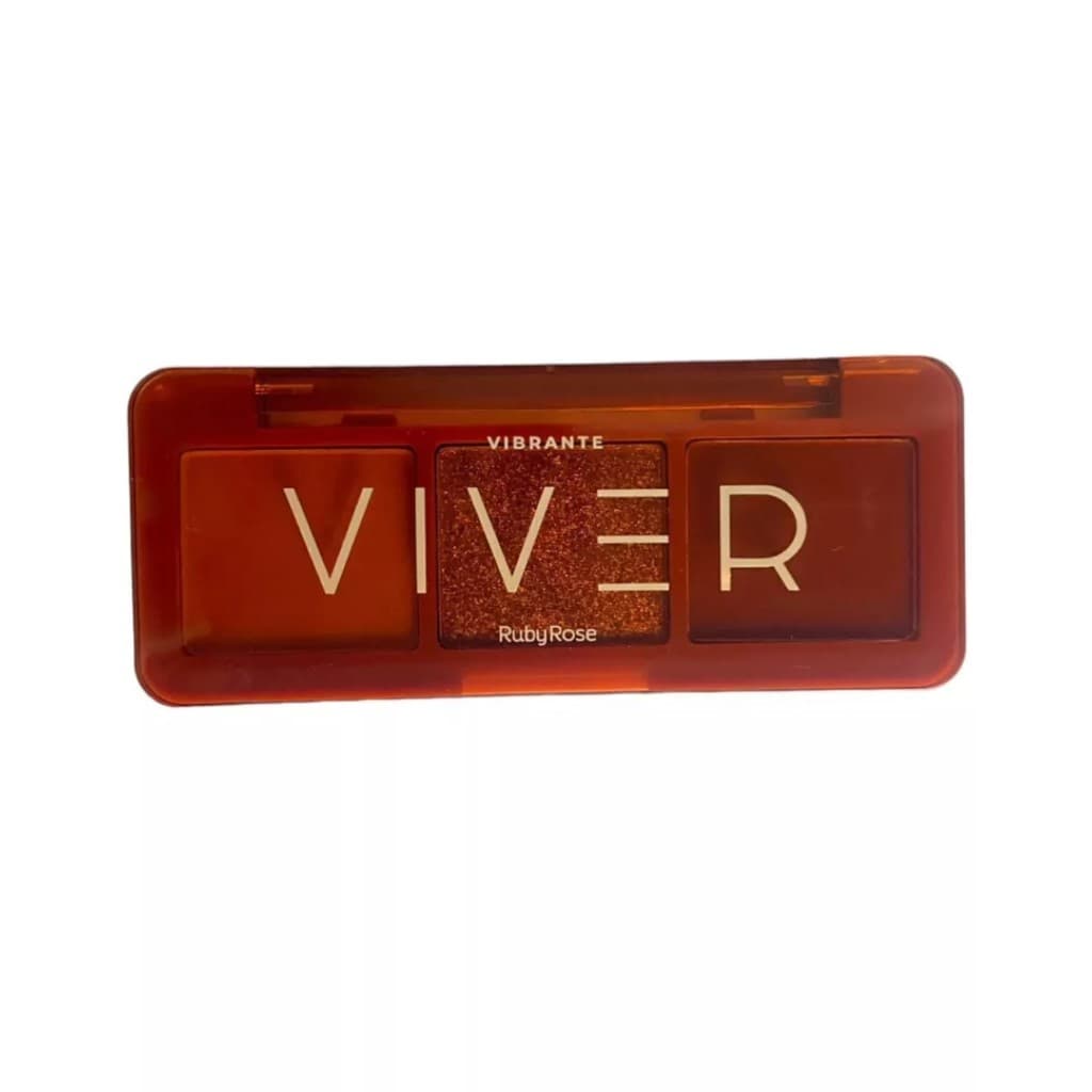 Trio Paleta de Sombras Viver - HBF528 - Ruby Rose