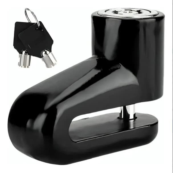 TRAVA DISCO MOTO LOCK UNIVERSAL PRETO REF: ZE-0045