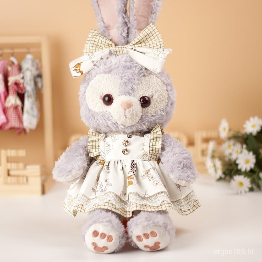 Novas roupas para boneca StellaLou no estilo florestal, versão AB, vestido para brinquedo de pelúcia Stella, coelhinha b
