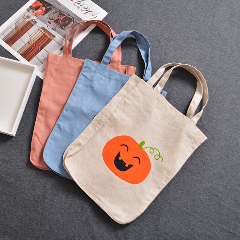 Bolsa de lona algodão linho escola primária estudante dos desenhos animados bolsa Crossbody versão coreana simples ins b