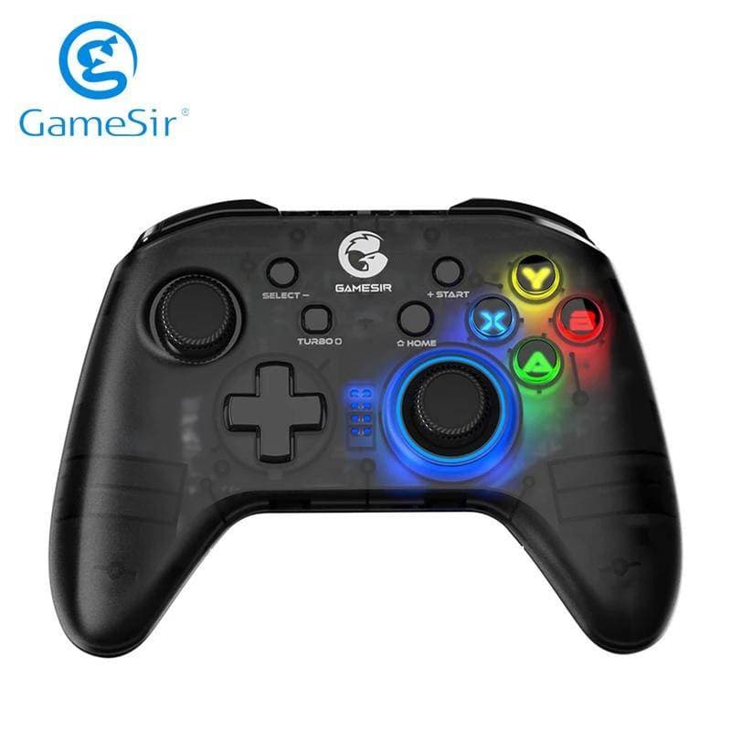 GameSir T4 Pro Controlador De Jogo Bluetooth 2.4GHz Sem Fio Gamepad Com Suporte