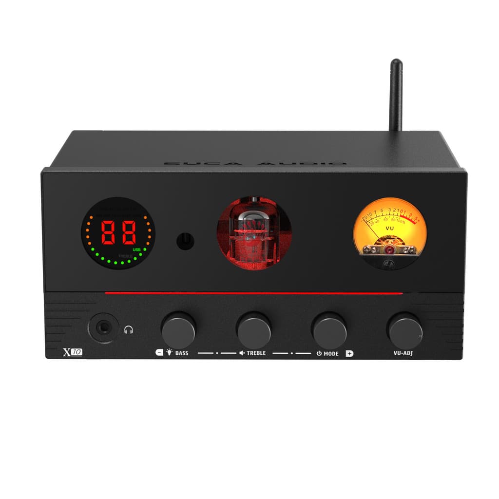 audiófilos Amplificador de potência valvulado HIFI multifuncional com válvula BT 5.4 e potência de saída de 160 W * 2