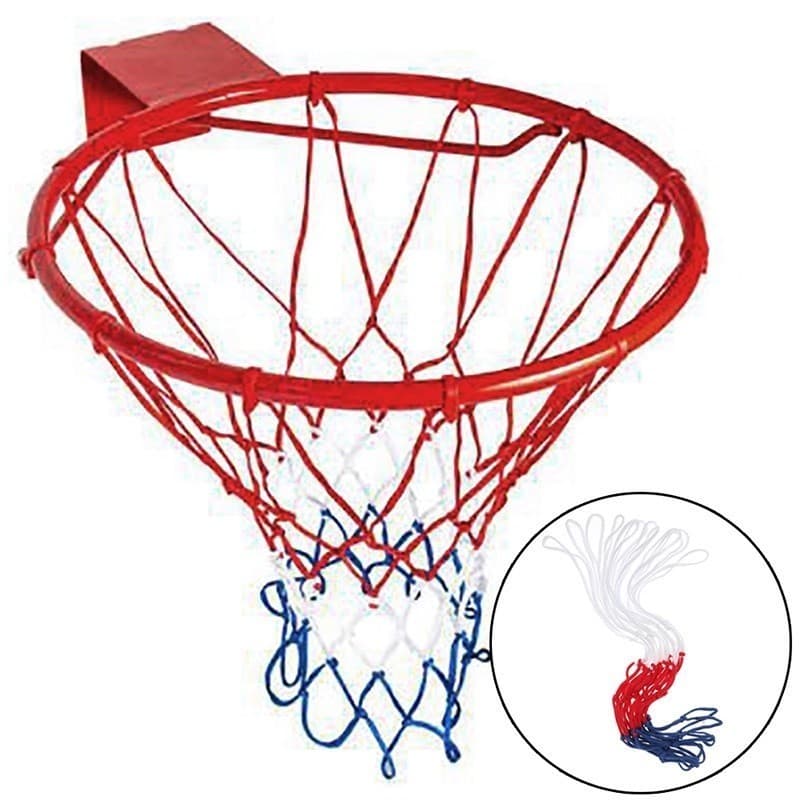 10 Aros Basketball DE FERRO com Rede para Cestas de Basquete treinar ou jogar basquetebol