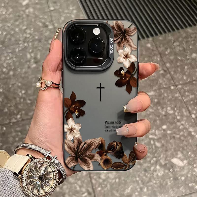 Capinha Para Samsung Galaxy A15 A14 A05S A23 A34 A35 A55 A54 A12 A13 S24 S20FE S23FE S24Ultra Bíblia das Flores