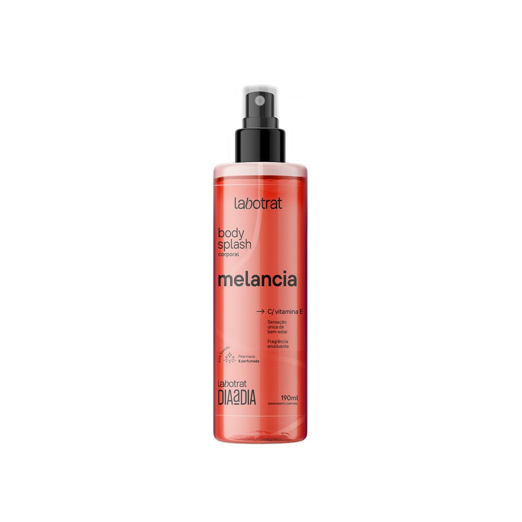 Body Splash Melancia Vibrante Refrescante Aroma Exclusivo Perfume Corporal Hidratante 190ml Longa Duração