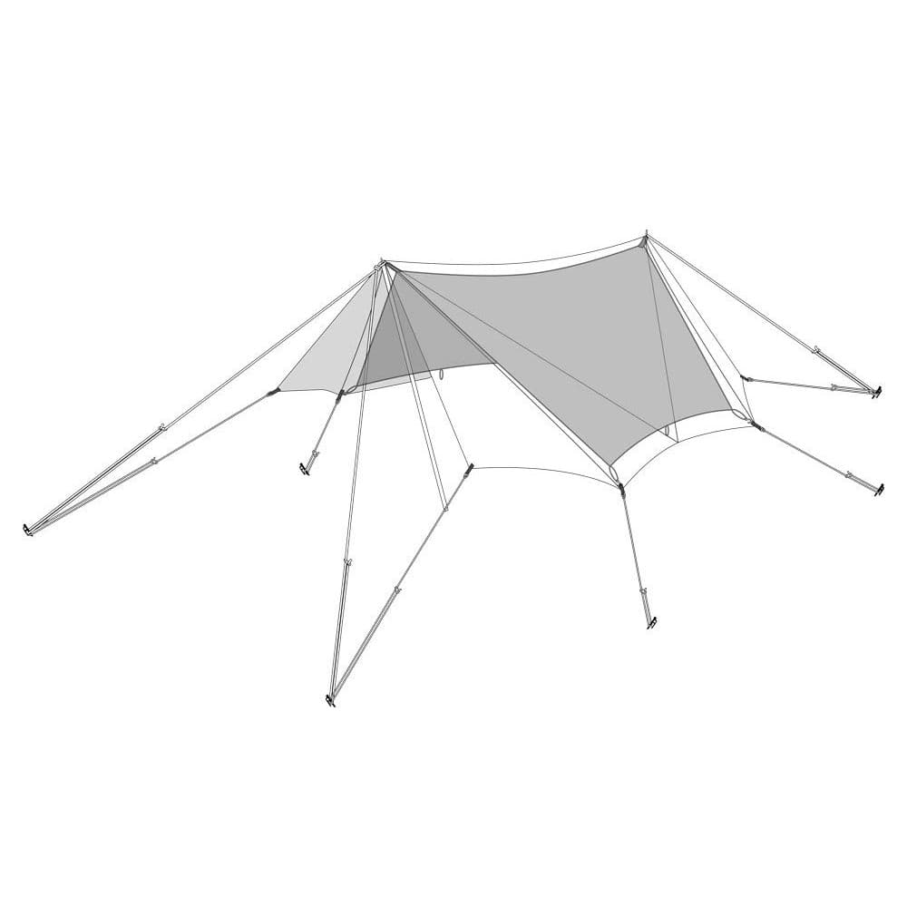 Snow Peak TAKIBI Tarp Octa Inner Roof (peça de reposição) TP-430-1