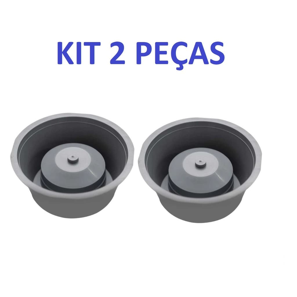 KIT 2 Adaptadores Ralo DEPLASTI 10 x 10 Antiodor Elimina Mau Cheiro Banheiro Ralo Esgoto Encanamento