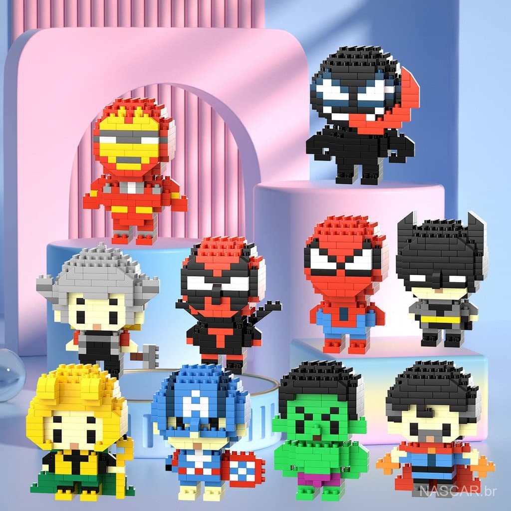 Brinquedos de blocos de construção de pequenas partículas, Aliança dos Vingadores e outras séries, brinquedos de montage