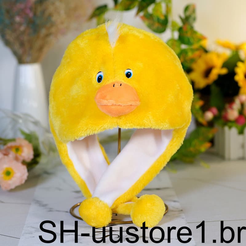 Boné De Desenho Animado De Pelúcia Com Durável Para Calor E Estilo Capa Animal Chapéu De Inverno Feminino