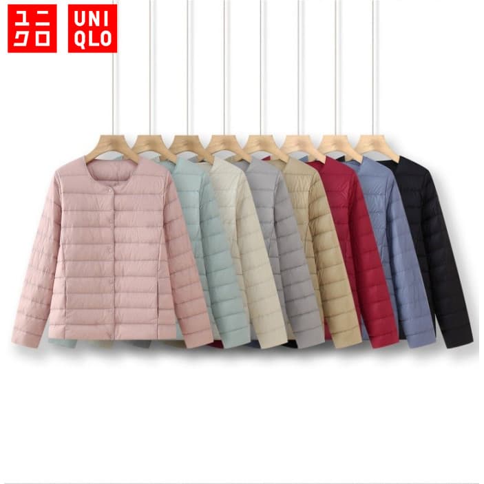 (13 Cores) UNIQLO Mulheres Jaquetas De Inverno Mantenha Leve Quente Para Baixo Jaquetas