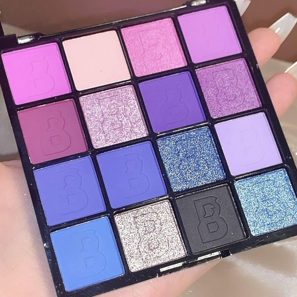 Paleta de sombras coloridas para crianças, maquiagem de palco, Glitter, lantejoulas, piscando, maquiagem feminina, dedic