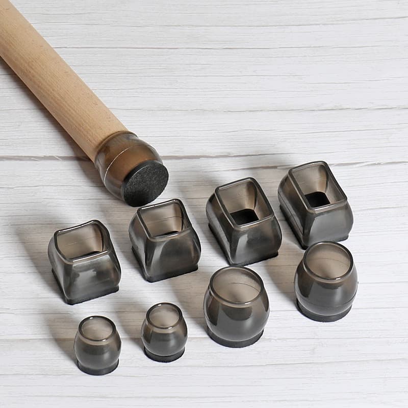 Almofada para pés de cadeira de mesa Capa espessa para pés de cadeira Capa protetora para pernas de cadeira Resistente a