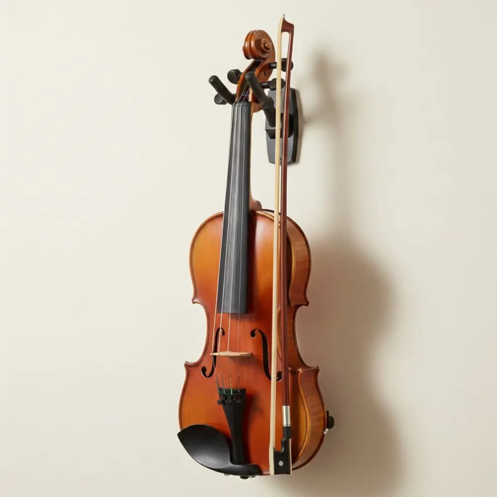 Suporte de Parede Premium para Violino e Arco - Elegante e prático