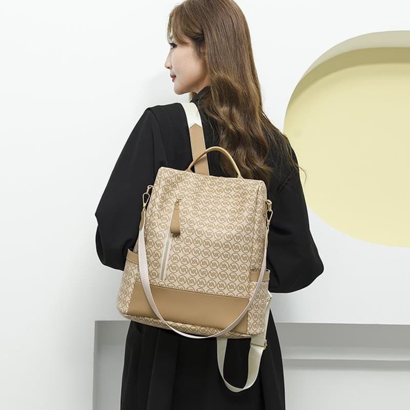 bolsa mochila Portátil de PU da moda feminina Antifurto e à prova d'água (020)