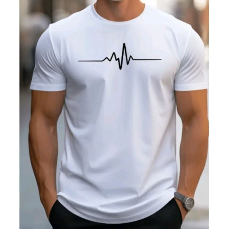 Camiseta BATIMENTO algodão fio 30.1caimento perfeito camisa elegante dia dia envio rápido