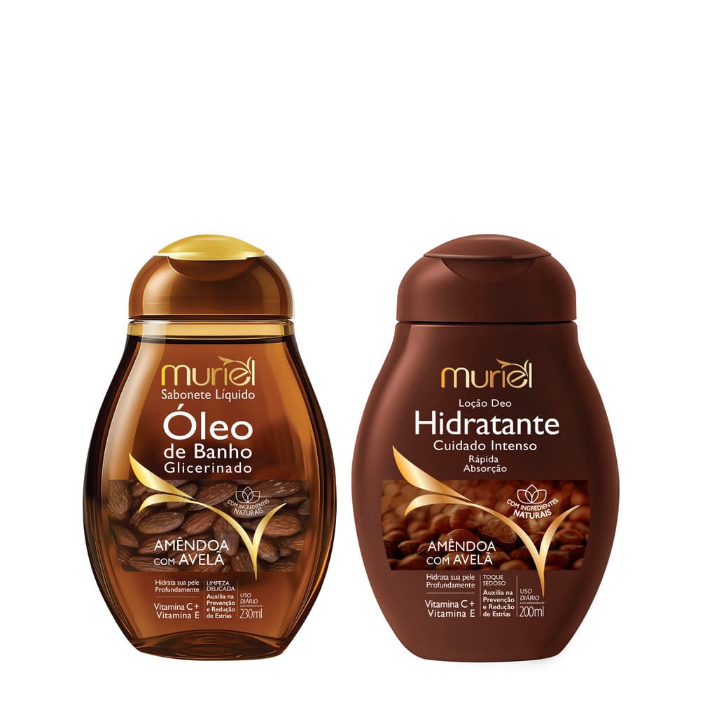 SABONETE OLEO DE BANHO 230ML + LOÇÃO HIDRATANTE DEO 200ML AVELA