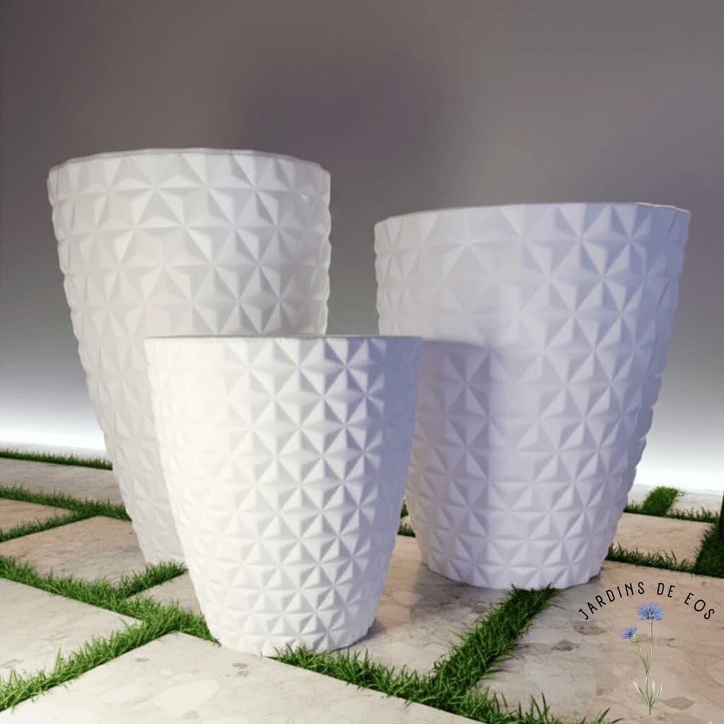 Kit 3 Vasos Decorativos Para Plantas Sala Jardim P M G